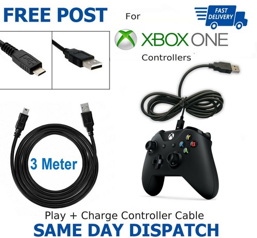 Xbox one charging cable - xbox, black