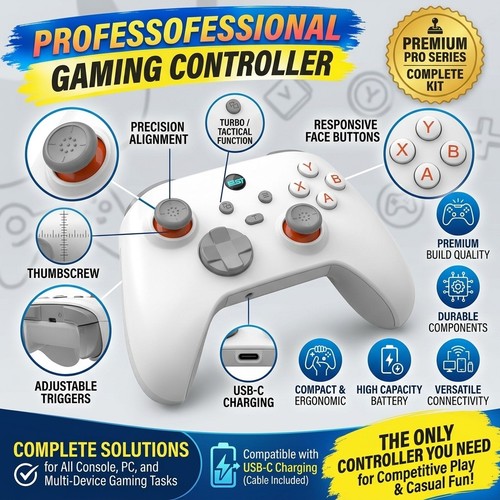 Wireless game controller - game, for